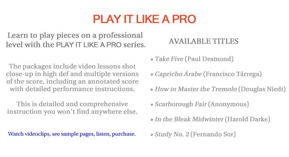 PLAY IT LIKE A PRO DVDs
