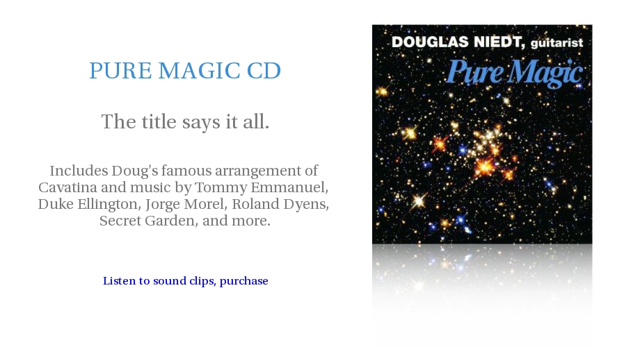 Douglas Niedt PURE MAGIC CD