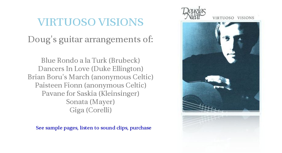 Douglas Niedt VIRTUOSO VISIONS music folio