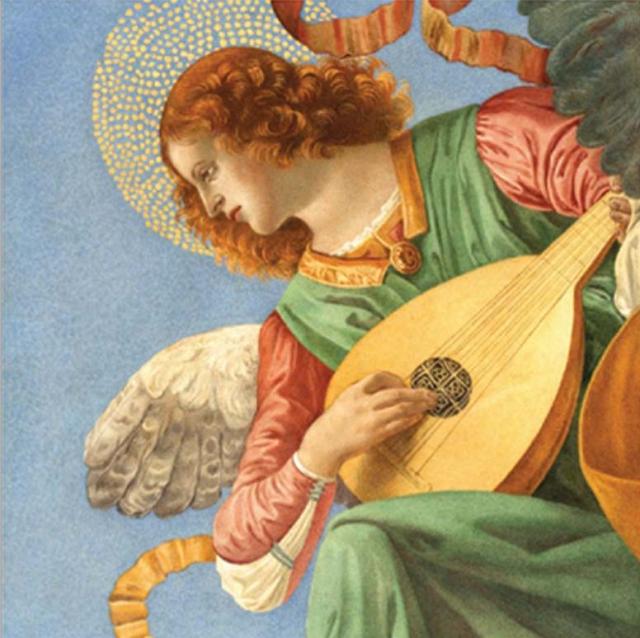 Angel with Guitar for Jesu, Joy of Man's Desiring classical guitar sheet music and tab