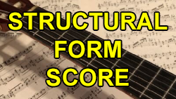 Gymnopédie No. 1 by Erik Satie, Play It Like a Pro, Structural Form Score, page 1