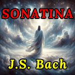 Sonatina by J.S. Bach sheet music cover