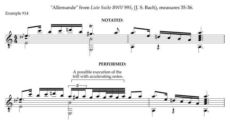 Right-hand fingering for cross-string trill in post-Baroque music