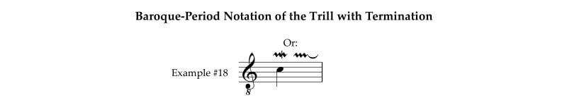 Notation of trill with termination in the Baroque period