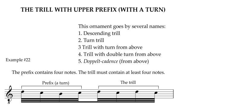 The trill with an upper prefix