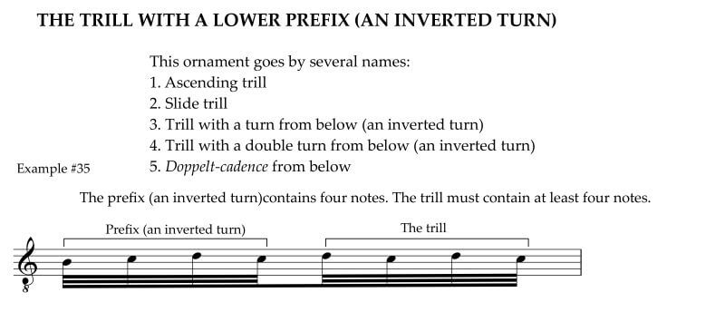 The trill with a lower prefix