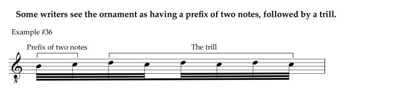 The trill with a lower prefix another interpretation