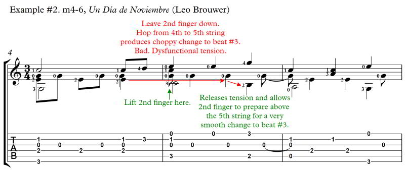Un Dia de Noviembre (Leo Brouwer) Relaxed left hand classical guitar technique