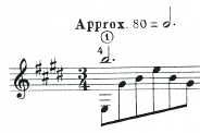 Incorrect metronome marking on Cavatina by Stanley Myers